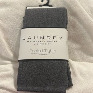 NWT Laundry Footed Tights